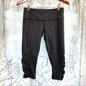 lululemon athletica Black Cropped Pants